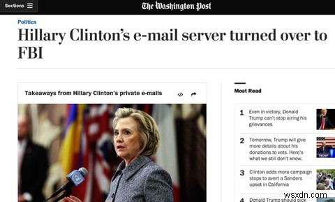힐러리 클린턴의 이메일 스캔들:알아야 할 사항 