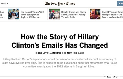 힐러리 클린턴의 이메일 스캔들:알아야 할 사항 