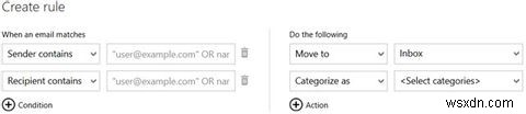 Outlook 규칙이 이메일 받은 편지함을 관리하도록 허용