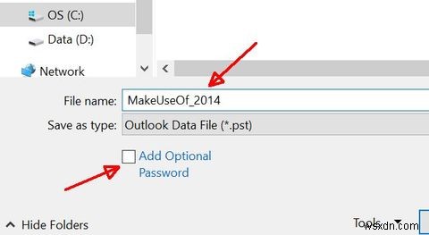 간편한 Microsoft Outlook 이메일 백업 