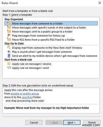 Microsoft Outlook에서 이메일을 빠르게 처리하는 방법