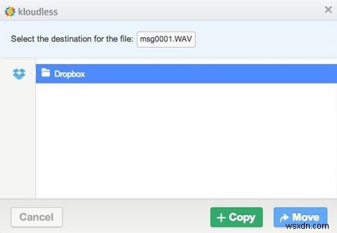 클라우드:Gmail, Dropbox, Google 드라이브 등의 파일에 양방향 액세스