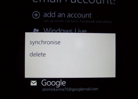 Windows Phone에서 Gmail 계정을 설정하는 방법