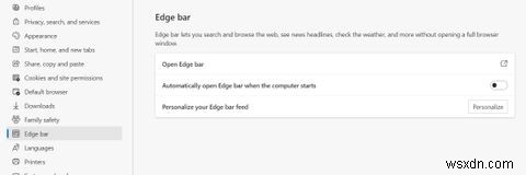 Microsoft Edge Bar란 무엇이며 어떻게 사용합니까?