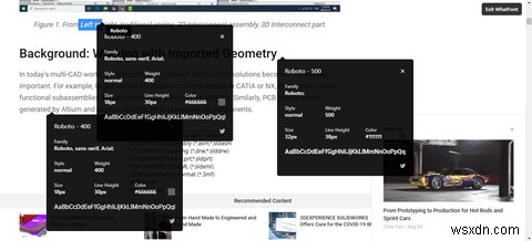 요소 검사 도구 및 브라우저 확장을 사용하여 웹페이지 글꼴을 찾는 방법