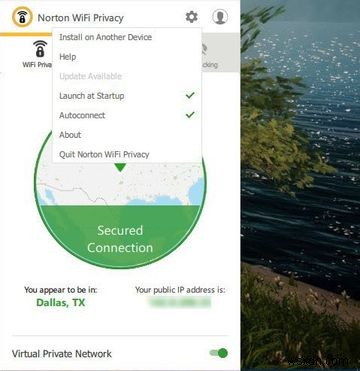 Norton WiFi 개인 정보는 어디에서나 브라우징을 보호하도록 도와줍니다.