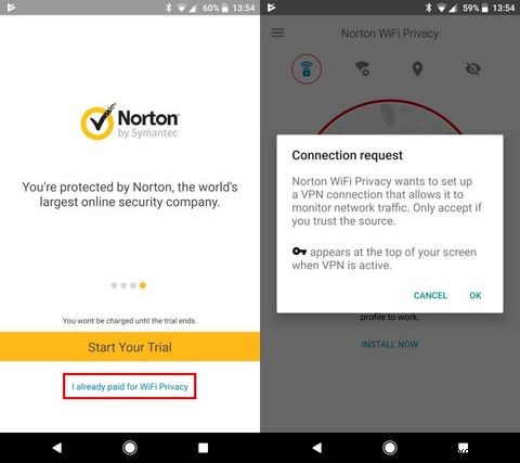 Norton WiFi 개인 정보는 어디에서나 브라우징을 보호하도록 도와줍니다.