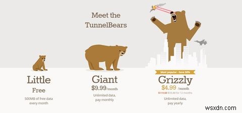 TunnelBear:개인 정보 보호를 위한 가장 쉬운 VPN