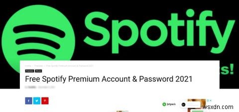 Spotify 프리미엄 사기:피해야 할 무료 프리미엄 계정 및 앱 사기 