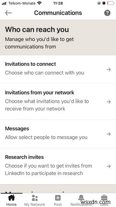 LinkedIn에서 초대장을 보낼 수 있는 사람을 제어하는 ​​방법 