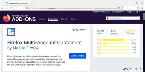 Firefox에서 다중 계정 컨테이너를 사용하는 방법