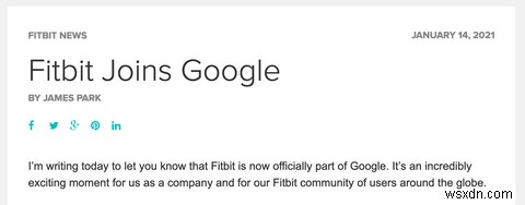 Google이 Fitbit을 소유하고 있으므로 건강 데이터가 걱정되십니까?