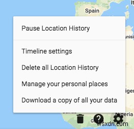 Google 지도에서 위치 기록을 보고 삭제하는 방법