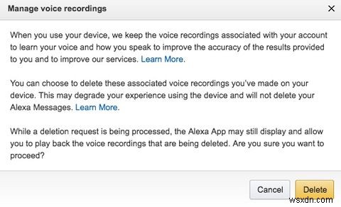 Amazon Echo 음성 데이터를 삭제하는 방법 