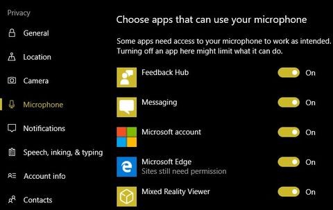 Microsoft Edge가 웹캠과 마이크를 염탐하는 것을 방지하는 방법