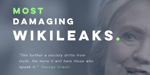 하나의 깔끔한 웹사이트에서 가장 치명적인 WikiLeaks 보기 