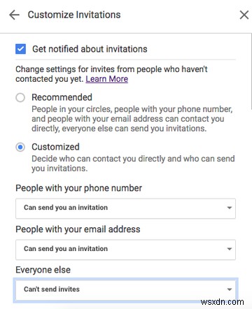Google 행아웃에서 낯선 사람이 나를 초대하지 못하게 하는 방법