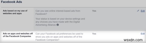 Facebook이 다른 웹사이트에 타겟 광고를 표시하지 않도록 하는 방법 