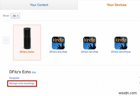 Amazon Echo에서 모든 과거 요청을 삭제하는 방법 