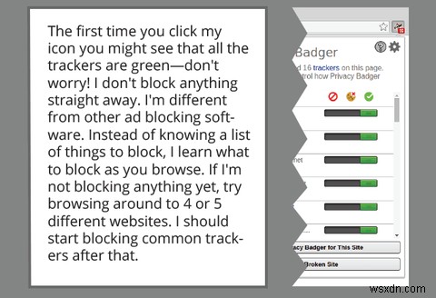 Privacy Badger로 온라인 추적을 차단하는 방법 