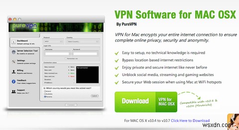 PureVPN:빠르고 저렴하며 개인 정보를 보호하는 VPN 서비스