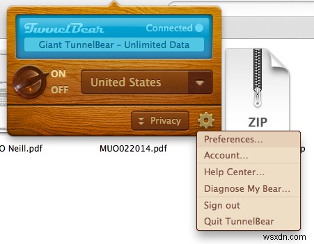 Tunnelbears Intellibear로 VPN 터널 필터링 