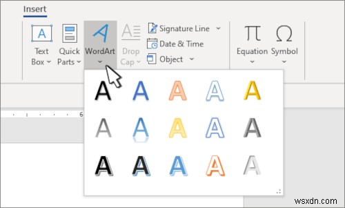 원에 텍스트를 삽입하거나 Microsoft Word에서 원 텍스트를 삽입하는 방법