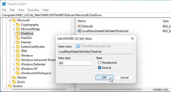 여러 파일을 삭제할 때 OneDrive 알림을 표시하는 방법 
