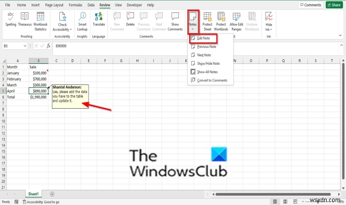 Excel에서 메모를 추가, 삽입 및 사용하는 방법 