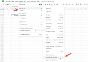 Google 스프레드시트 및 Excel Online에서 날짜 형식을 변경하는 방법 