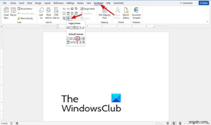 Microsoft Word 문서에 라디오 버튼을 추가하는 방법 