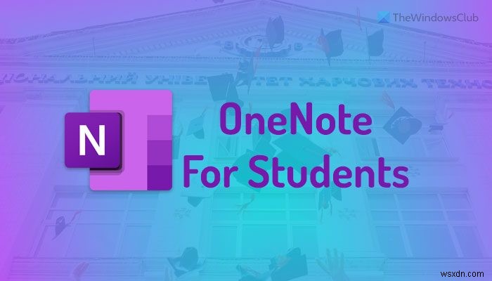 학생용 OneNote 사용 방법 