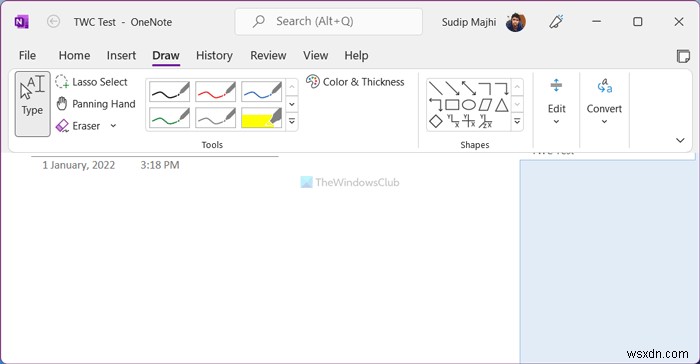 학생용 OneNote 사용 방법 