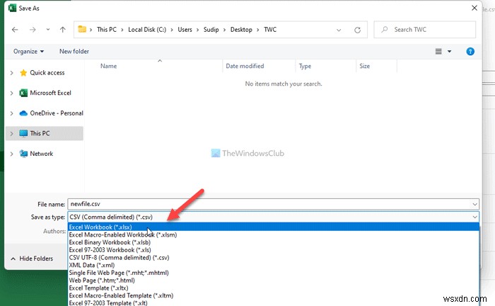여러 CSV 파일을 하나의 Excel 통합 문서로 병합하는 방법 