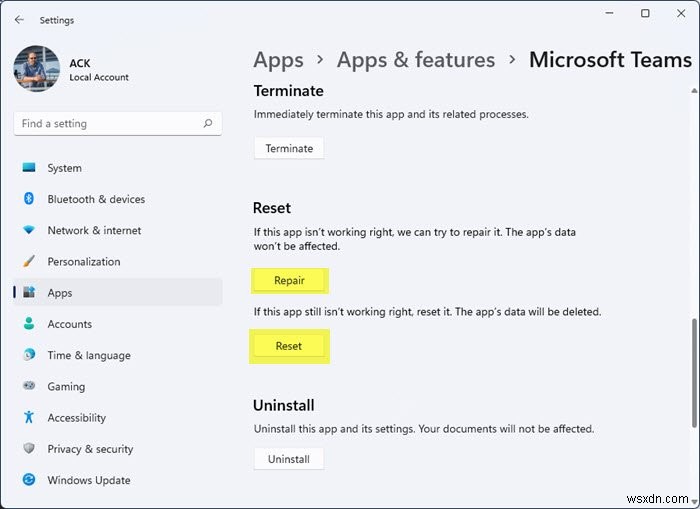 Microsoft Teams 채팅 메시지가 표시되지 않음 