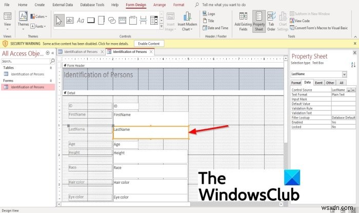 Microsoft Access 양식에 이미지를 추가하는 방법 