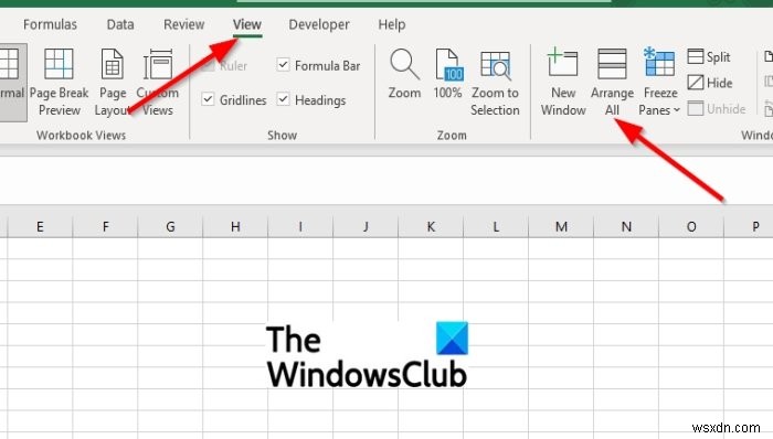 Microsoft Excel 탭이 누락됨 [수정됨] 