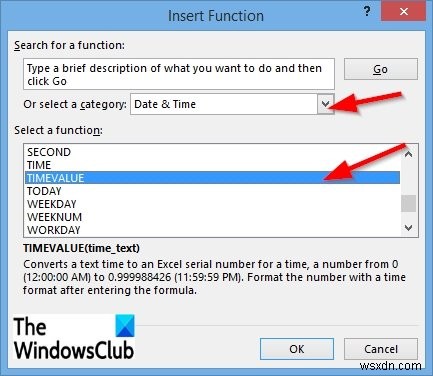 Microsoft Excel에서 TIMEVALUE 함수를 사용하는 방법 