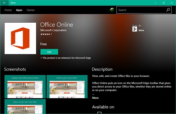 Office Online 확장 프로그램을 사용하여 Edge 및 Chrome에서 Office 문서 만들기 