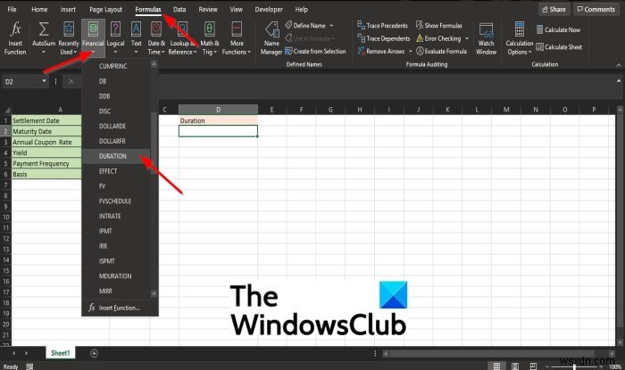 Microsoft Excel에서 기간 재무 기능을 사용하는 방법 