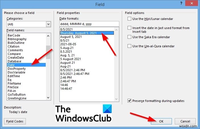 Microsoft Word에서 텍스트 필드를 삽입하는 방법