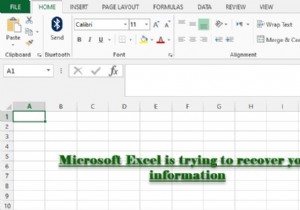 Microsoft Excel  정보 복구 시도 중  오류 해결 방법