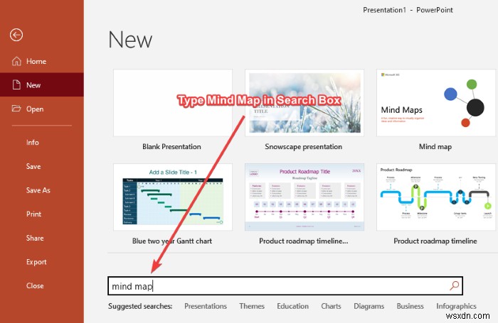 Microsoft PowerPoint에서 마인드 맵을 만드는 방법 