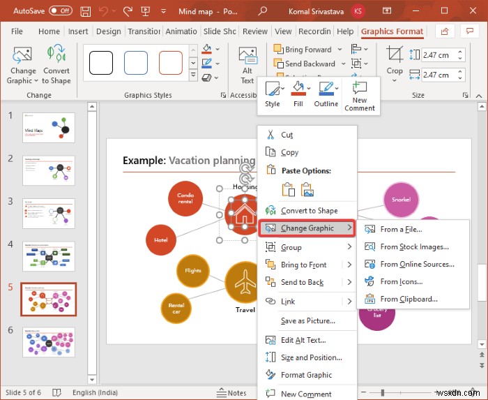 Microsoft PowerPoint에서 마인드 맵을 만드는 방법 