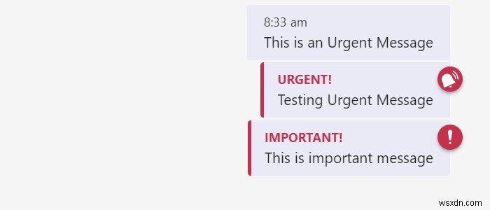 Microsoft Teams에서 긴급하거나 중요한 메시지를 보내는 방법