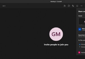 Microsoft Teams 공유 트레이(Share Tray)로 회의 콘텐츠 공유하는 방법