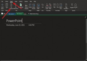 PowerPoint(파워포인트) 파일을 OneNote로 가져오는 방법