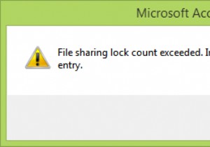 MS Access  파일 공유 잠금 수 초과  오류 해결 방법 – MaxLocksPerFile 레지스트리 값 늘리기