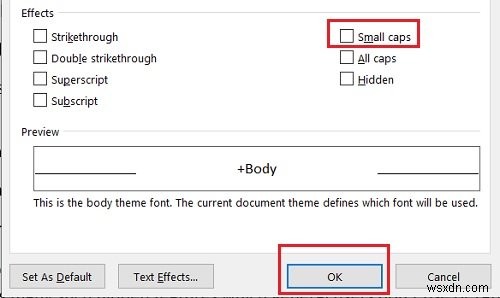 Microsoft Word에서 대문자를 사용하는 방법