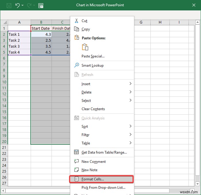 Microsoft PowerPoint에서 Gantt 차트를 만드는 방법 